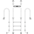 Сходи Emaux MURO NMU515-SR (5 сходинок), AISI-316, фото 3