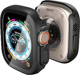 Чохол Spigen для Apple Watch Ultra (49mm) Thin Fit 360, Black (ACS05558)