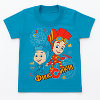 Футболка дитяча для хлопчика 81-87 см блакитний