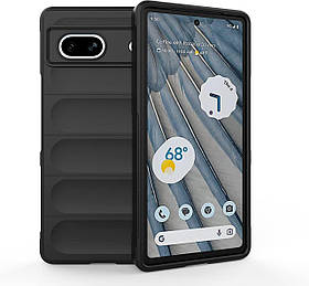 Протиударний чохол Ribber для Google Pixel 7A, Silicon Cover, чорний
