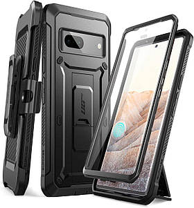 Чохол и скло Supcase для Google Pixel 7 - Unicorn Beetle Pro, Black (843439118478)
