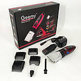 Професійна електробритва, Тример для бороди, Бездротова електробритва, Електрична машинка, фото 3