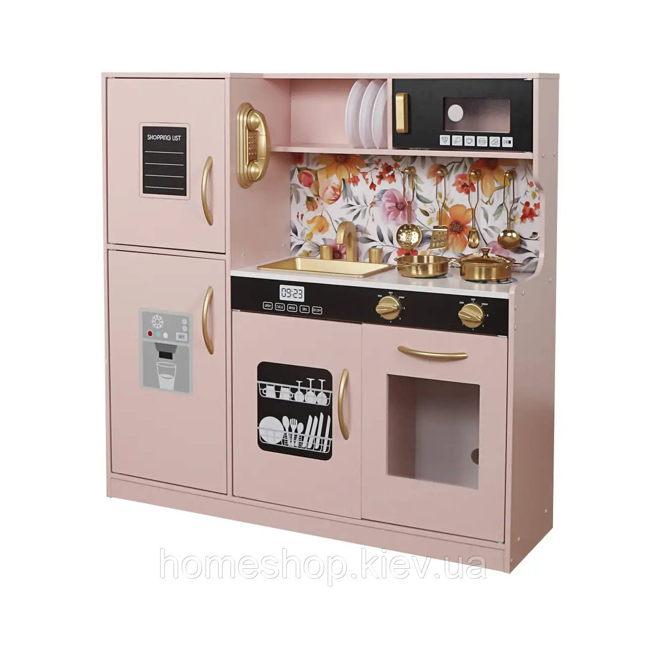 Дитяча ігрова кухня AVKO Авіла Pink + аксесуари