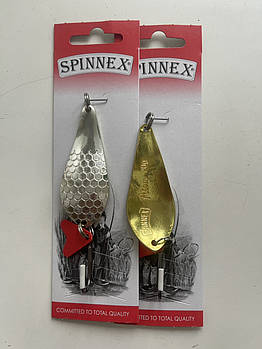 Блешня Spinnex Atom 20g silver/red