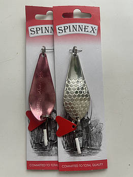 Блешня Spinnex Atom 20g silver/red