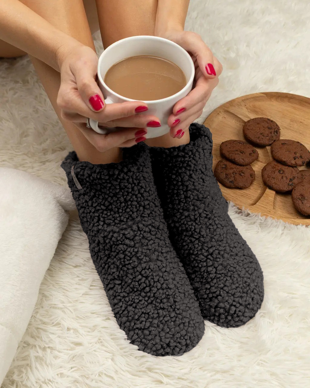 Капці-чобітки домашні тедді Чорний, фото 1