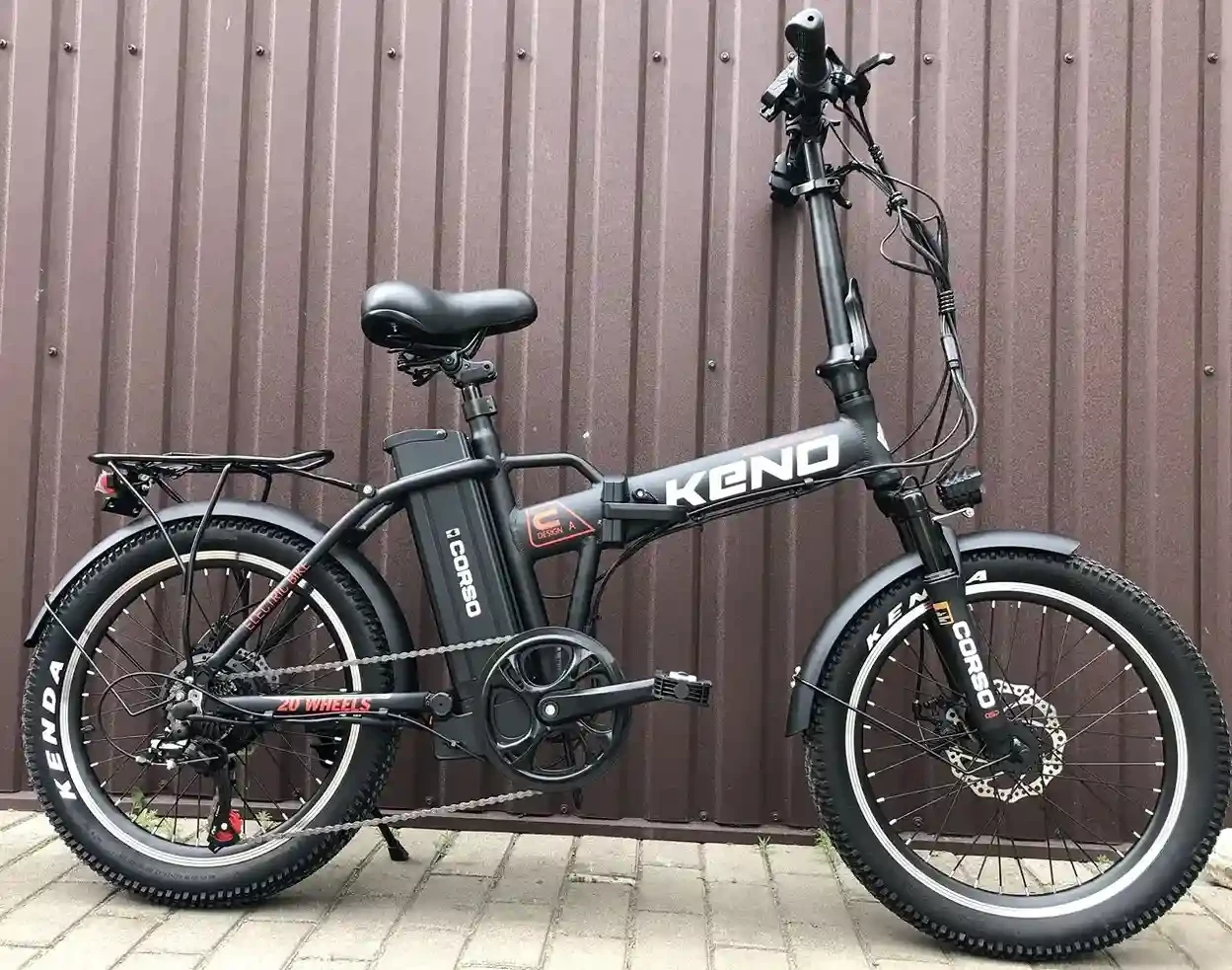 Електровелосипед 20" Corso Keno KN-11420 350W 36V 10Ah чорний, фото 1