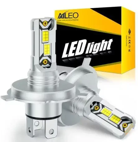 H4 LED лампи AILEO Canbus білі 6500K 85W 18000 Lm для автомобільних фар, фото 1
