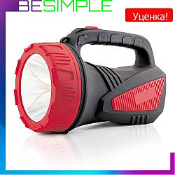 УЦІНКА! Розбитий Ручний ліхтар акумуляторний 8000 мАг, GOLD KAMA GK-2222 / Переносний прожектор-ліхтар / Кемпінговий ліхтарик