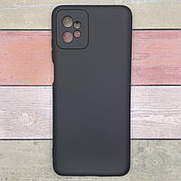Силіконовий чохол SOFT Silicone Case для Motorola Moto G32 мікрофібра, матове покриття Soft Touch, чорний