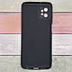 Силіконовий чохол SOFT Silicone Case для Motorola Moto G32 мікрофібра, матове покриття Soft Touch, чорний - фото 2 - id-p2083142303