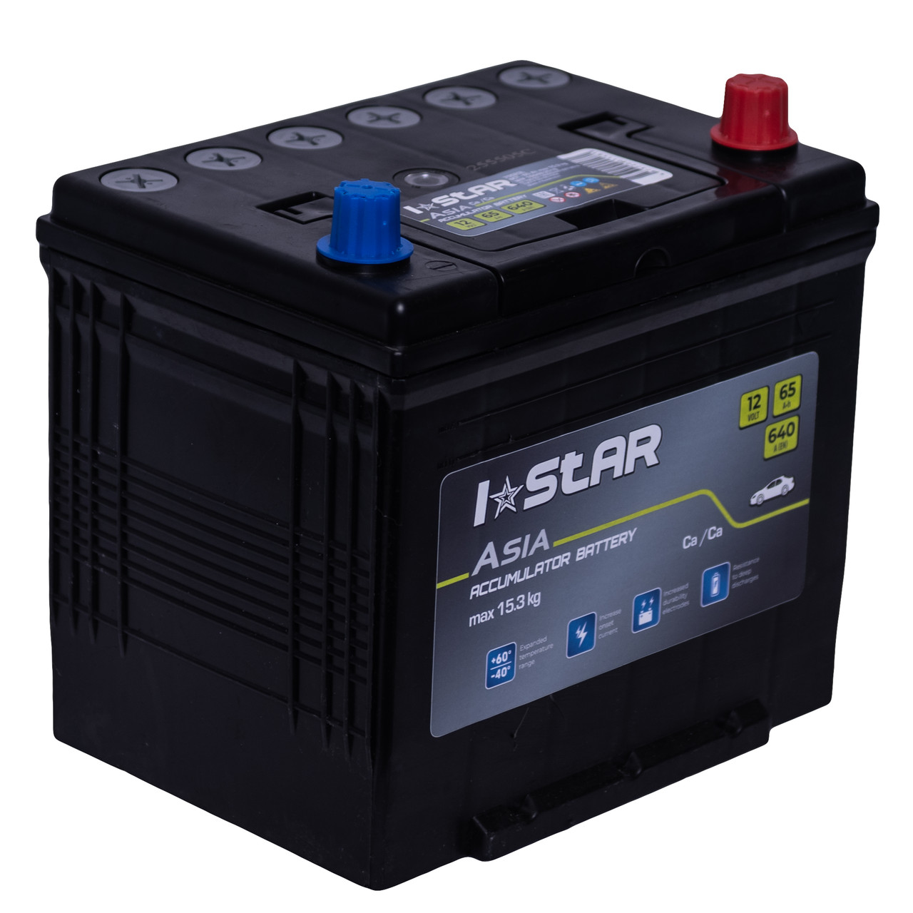 Акумулятор автомобільний 65Аг Азія (-/+) I STAR АКБ 230х173х220, фото 1