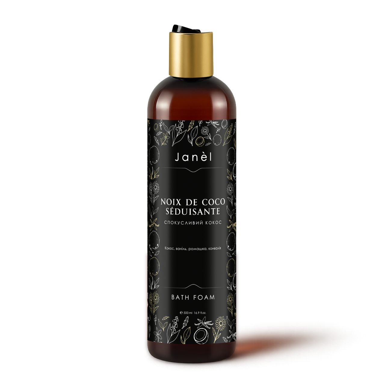 Піна для ванни Janel - Noix de coco séduisante (Спокусливий кокос) 500 мл, фото 1