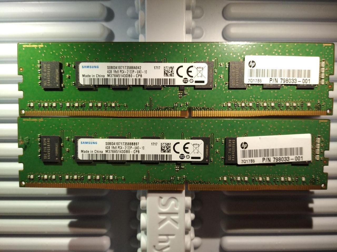 Для ПК 8GB (2*4GB) Samsung 1Rx8 DDR4-2133 PC4-17000U RAM Оперативна пам'ять M378A5143DBO-CPB, фото 1