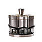 Набір для спецій на підставці 6 баночок хром HP531T1025J, фото 2