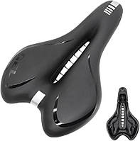 Велосипедне сідло з центральною вентиляцією (м’яке, комфортне)