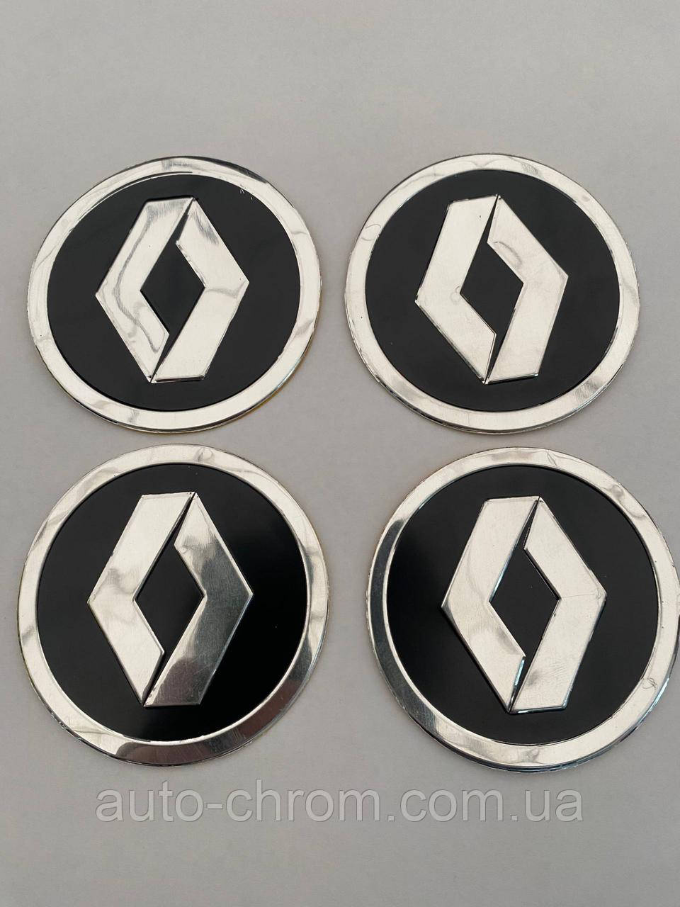 Наклейка на ковпачок диска Renault 60 мм, фото 1