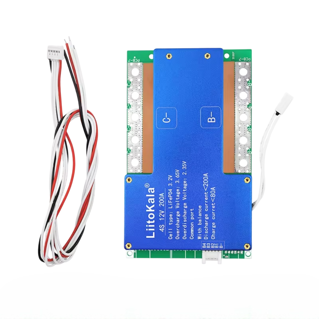 Контролер BMS 4S 12,8V (14.6V) LiFePO4 200А, фото 1