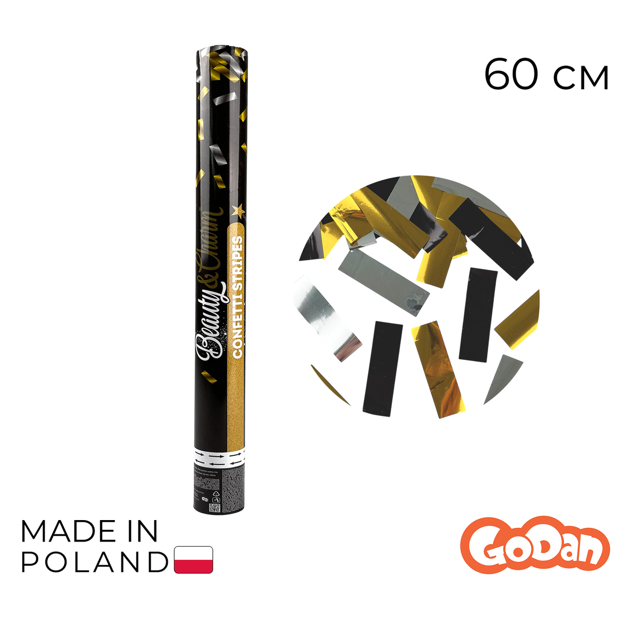 Пневматична хлопавка 044 GODAN-ГД | Метафан Асорті | 60 см