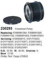 Шків інерційний генератора Шкода Октавія, Фабія, Фольксваген Кадді, Гольф, Джета. INA Оригінал