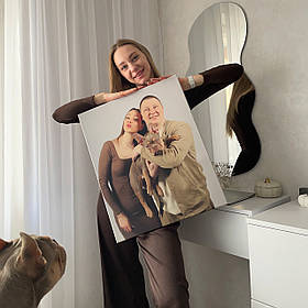 Фото на натуральному холсті розміром 50x60 см