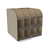 Диспенсер EKOSTAR 12 комірок 425х395х410, фото 2