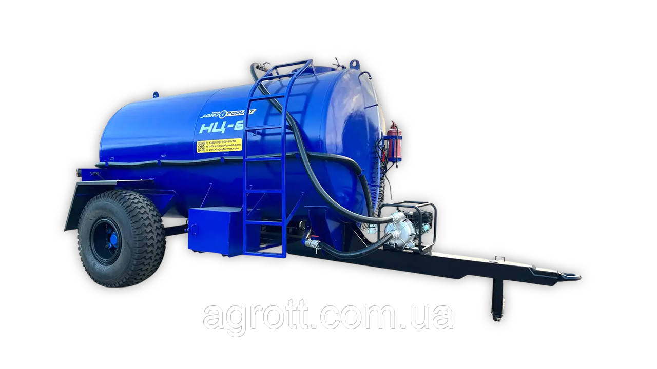 Напівпричіп-цистерна 1НЦ-6 (6-8 м3) (Бочка, асенізатор,для води ,добрив ,МЖТ, ВНЦ для трактора)
