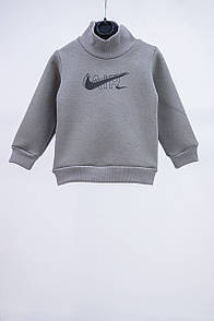 Дитячий джемпер з принтом Спорт для хлопчика високе горло тринитка