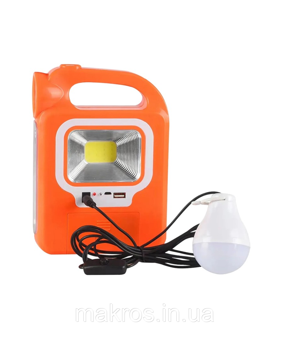 Прожектор лампа HB-6399A з з функцією Powerbank під 2*18650 та лампочкою, фото 1