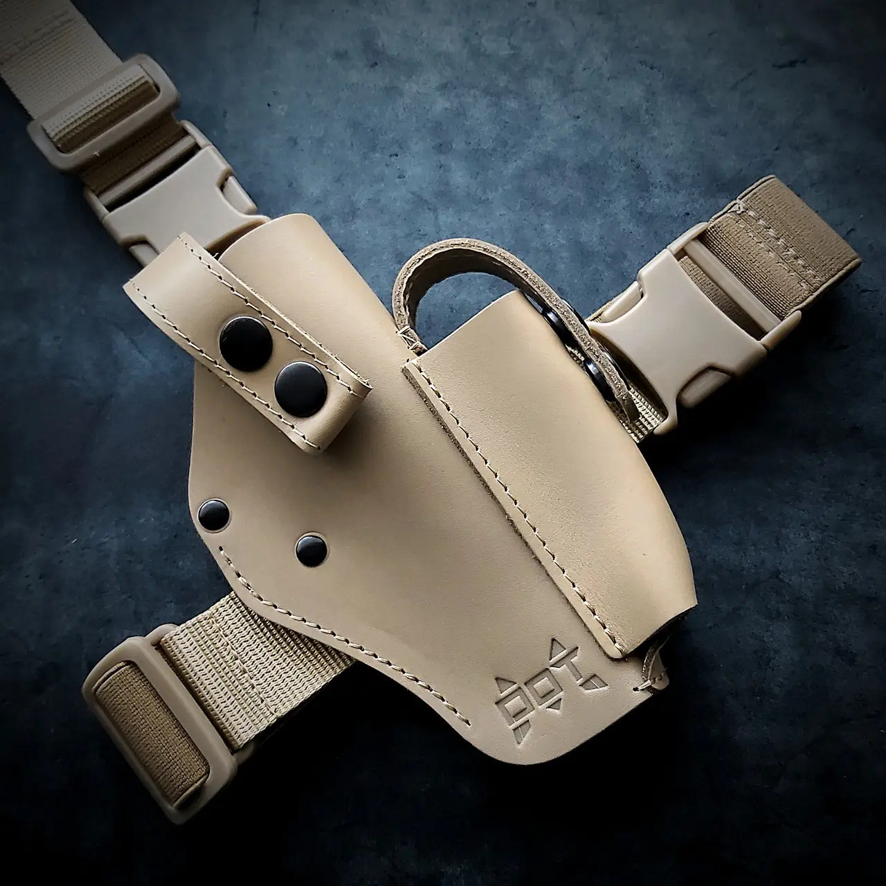 Кобура ТТ стегнова шкіряна КОЙОТ