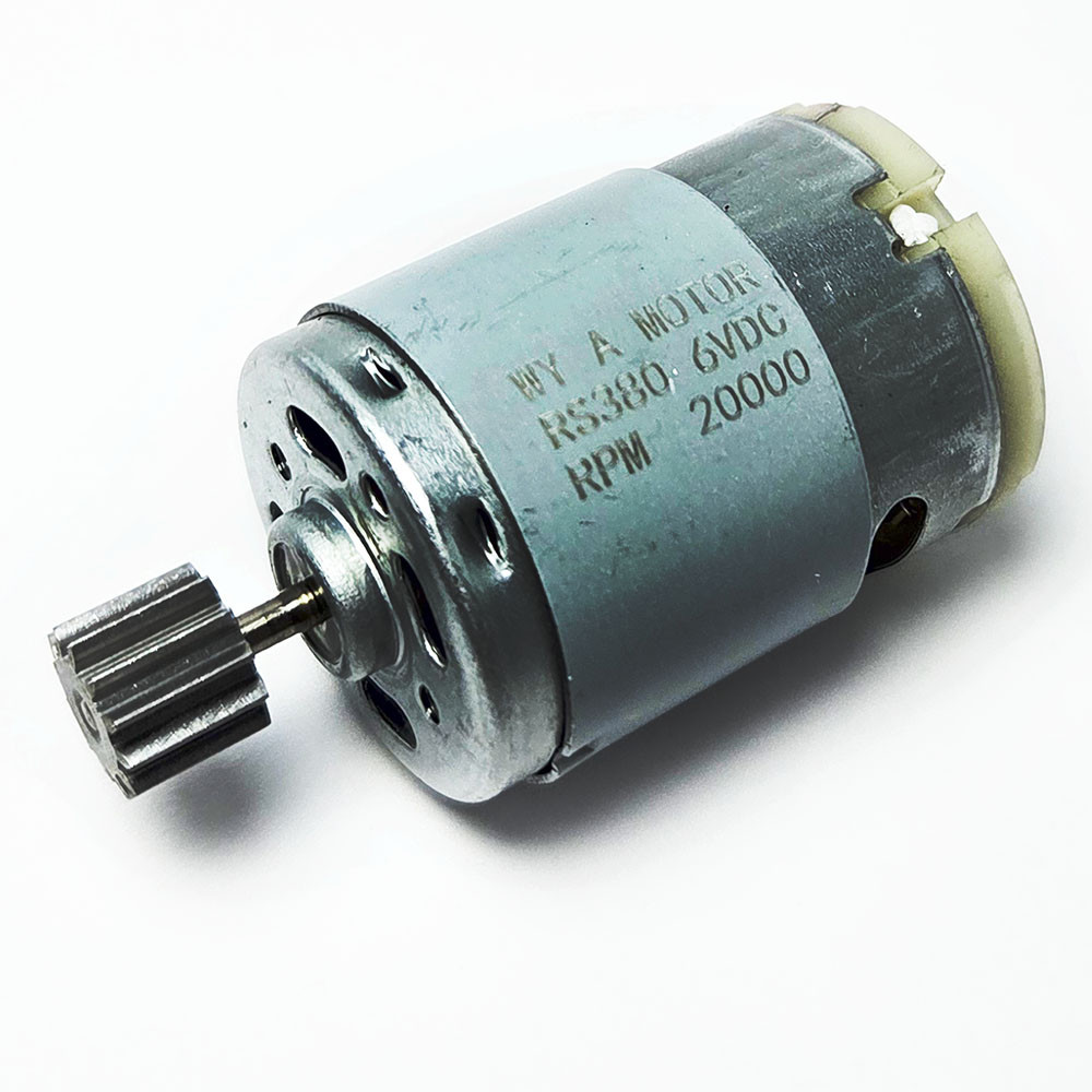 Мотор RS380 6V 20000 rpm для дитячого електромобіля