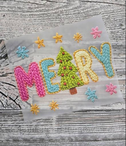 Новорічні наклейки, фото 1