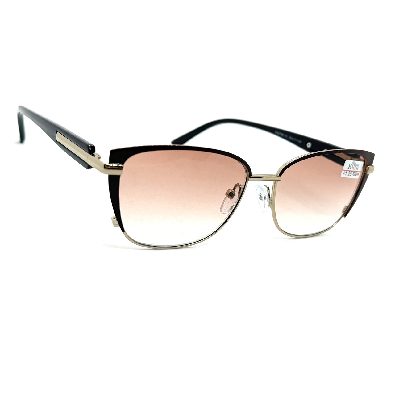 Жіночі металеві окуляри Ralph 0765 c-1 з тонованою лінзою