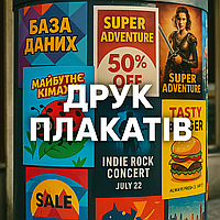 Плакати А3 — друк для реклами та оформлення інтер'єру