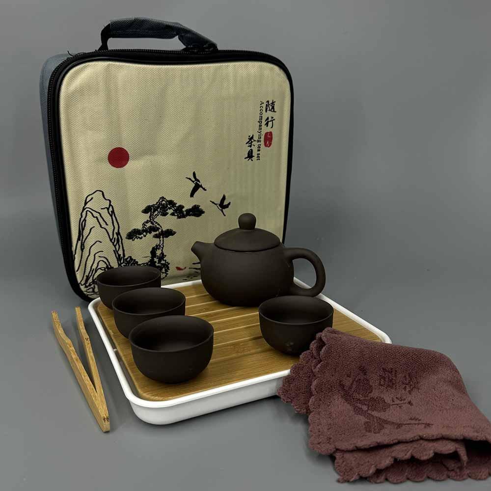 Чайний набір з чайним столиком (чабанню) на 4 особи Земля і Тиша, фото 1