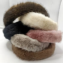 Обруч для волосся хутро 4.5 см.