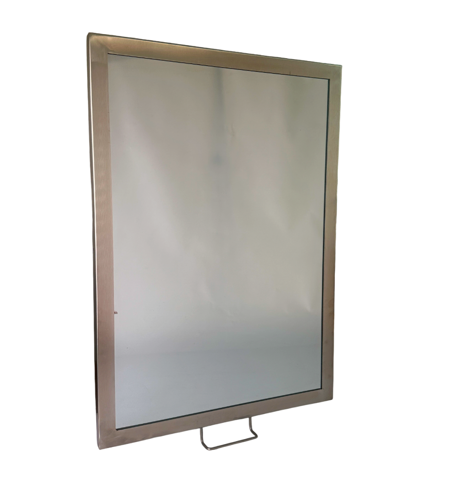 Дзеркало з ручкою регулювання 50х70см, Дзеркало поворотне 500х700мм для людей з інвалідністю, фото 1