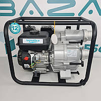 Мотопомпа 7.5 к.с. Hmax 28 м Qmax 70 м³/год (4-х тактний) для брудної води AQUATICA (772537)