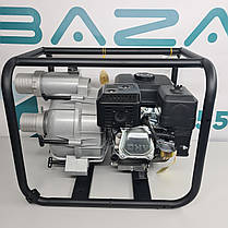 Мотопомпа 7.5 к.с. Hmax 28 м Qmax 70 м³/год (4-х тактний) для брудної води AQUATICA (772537), фото 4