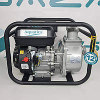 Мотопомпа 7.5 к.с. Hmax 30 м Qmax 35 м³/год (4-х тактний) AQUATICA (772531)