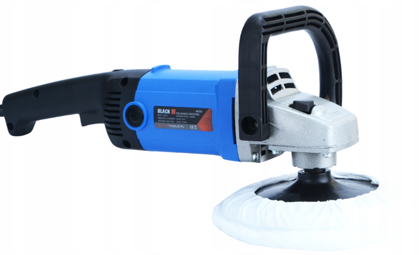 Електрична полірувальна машина Black 180 мм, 1200 Вт, 3000 об/хв, фото 1