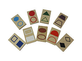 Дидактичний матерiал для  початкового навчання.  «Геометричні фігури».Роздаткові