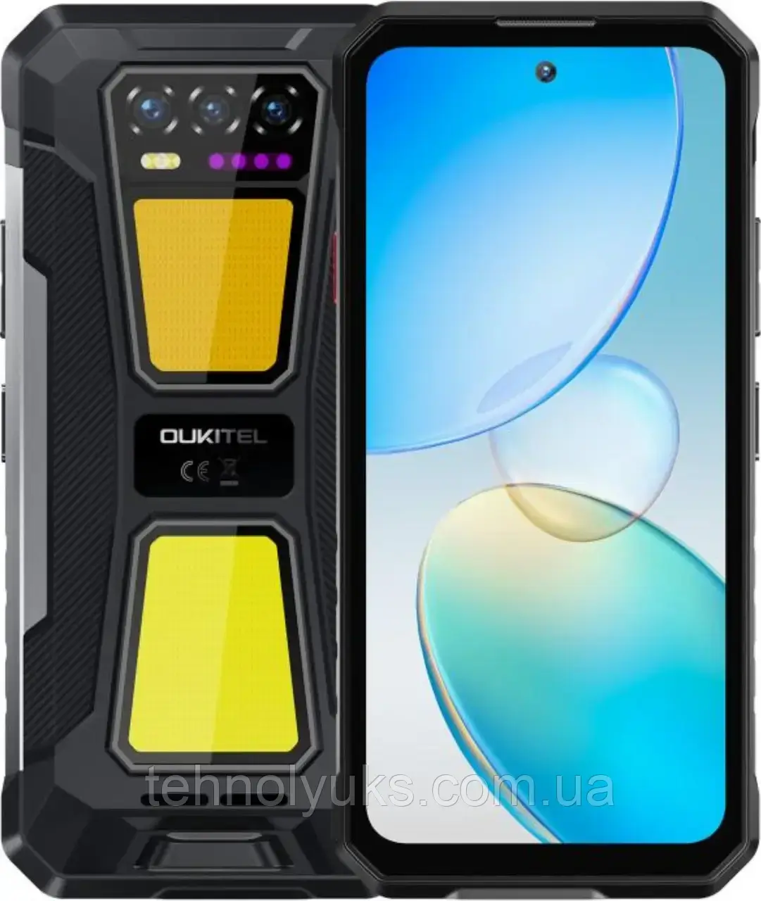 Смартфон Oukitel WP58 Pro 8/512GB Black, NFC, 5G, IP69K, 64+8+2/8Мп, 6.7"IPS, Unisoc T8200, 10000мАh, фото 1