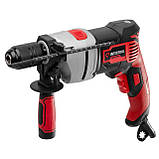 Дриль ударний INTERTOOL WT-0119, 0,9 кВт, 2800 об/хв, 1,5-13 мм, швидкозатискний патрон - Універсальний Електродриль, фото 6
