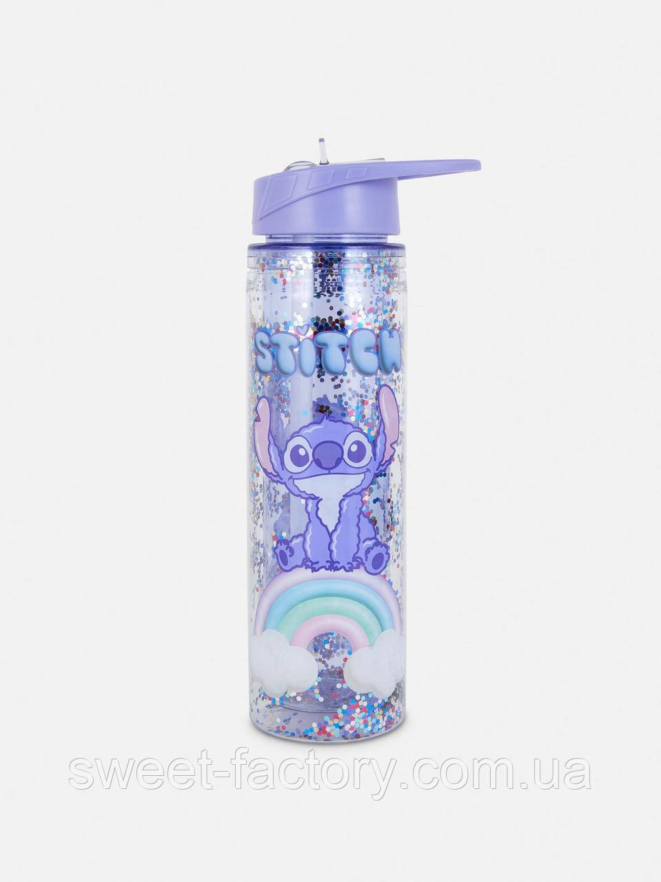 Пляшка для води Water Bottle with Straw Stitch 550ml, фото 1