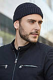 Укорочена чоловіча  біні шапка, фото 2