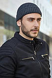 Укорочена чоловіча  біні шапка, фото 3