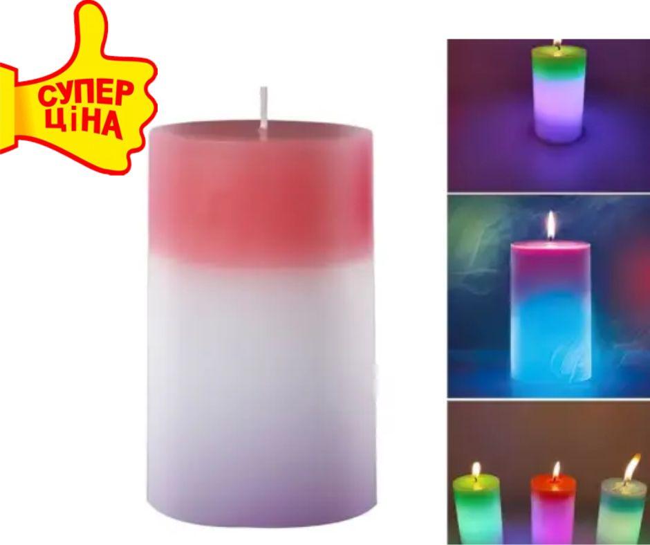 Магічна свічка з воску та підсвіткою Свічка Candled Madic хамеліон, фото 1