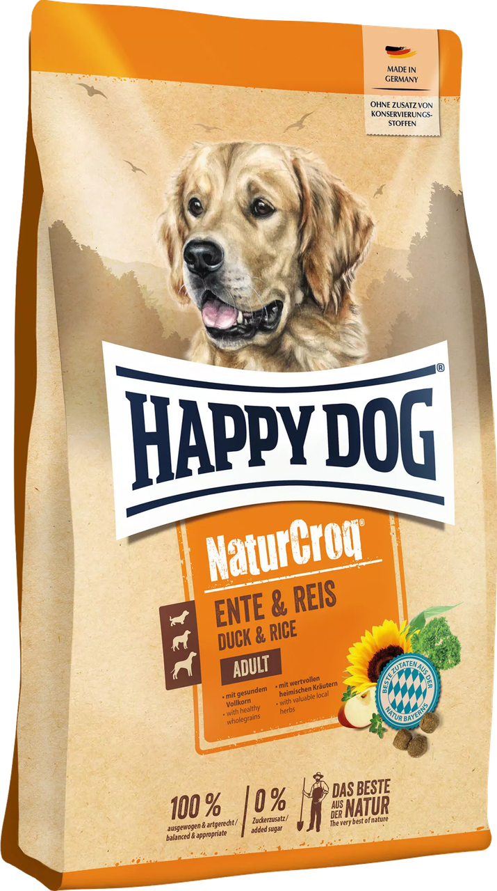 Сухий корм Happy Dog Naturcroq Duck&Rice для дорослих собак з качкою та рисом 11 кг