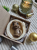 Мило ручної роботи "Коник в шарфі" в коробочці